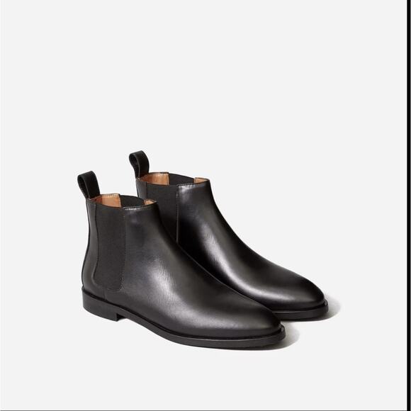 Everlane The Modern Utility Chelsea Italian Leather Boot Black Size 7 NWOT - Picture 3 of 10